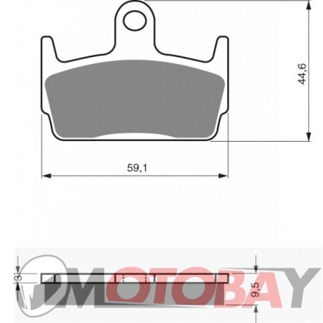 130 S3 GOLDFREN brake pads