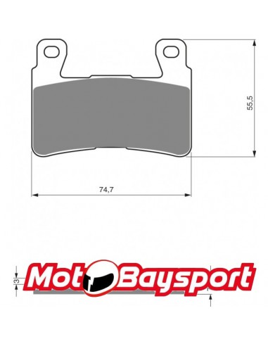 132 S3 GOLDFREN brake pads