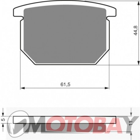 137 S3 GOLDFREN brake pads