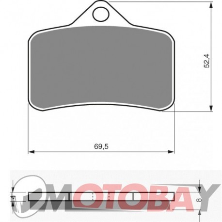 138 S3 GOLDFREN brake pads