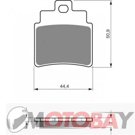 139 S3 GOLDFREN brake pads