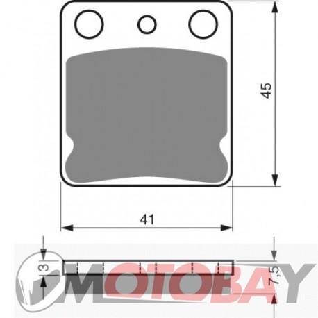 143 K5 GOLDFREN brake pads