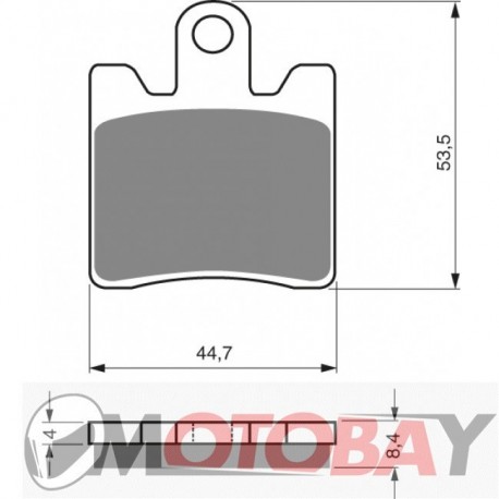 146 S3 GOLDFREN brake pads