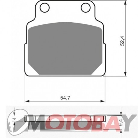 147 S3 GOLDFREN brake pads