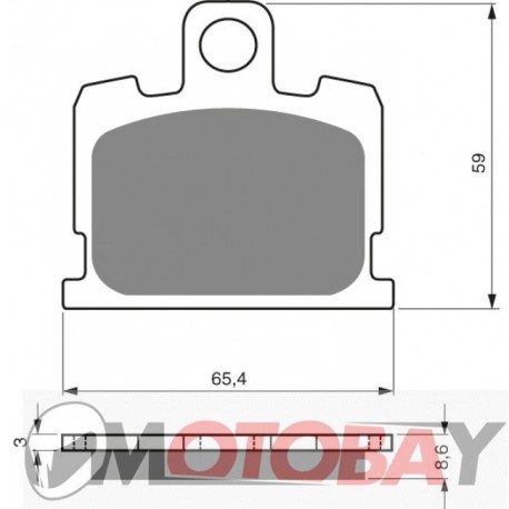 150 S3 GOLDFREN brake pads