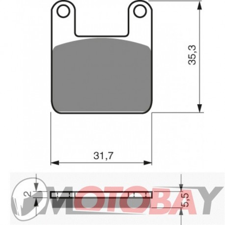 152 S3 GOLDFREN brake pads