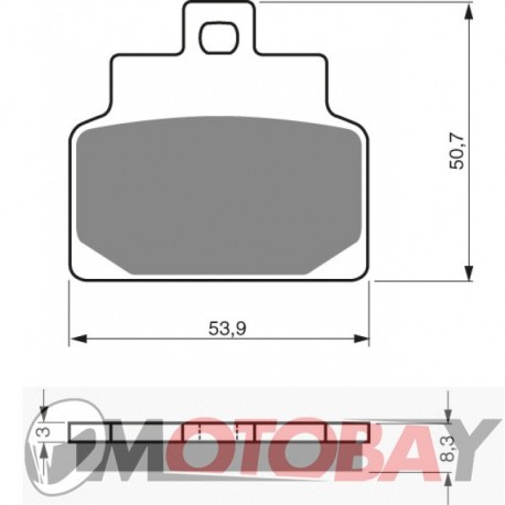 169 S3 GOLDFREN brake pads