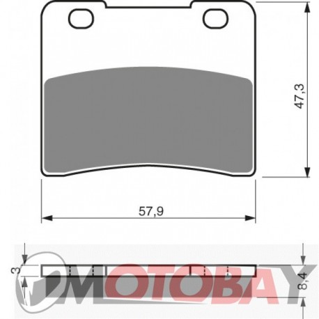 171 S3 GOLDFREN brake pads