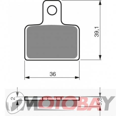 172 S3 GOLDFREN brake pads