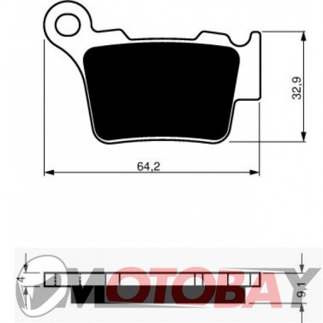 190 S3 GOLDFREN brake pads