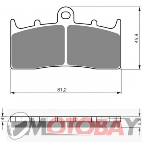 193 S3 GOLDFREN brake pads