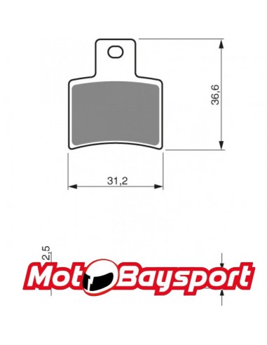 199 S3 GOLDFREN brake pads