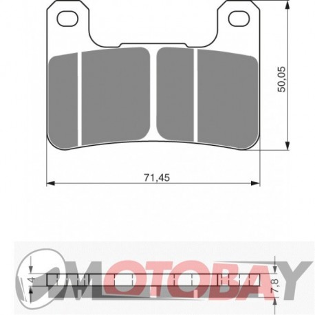 212 S3 GOLDFREN brake pads