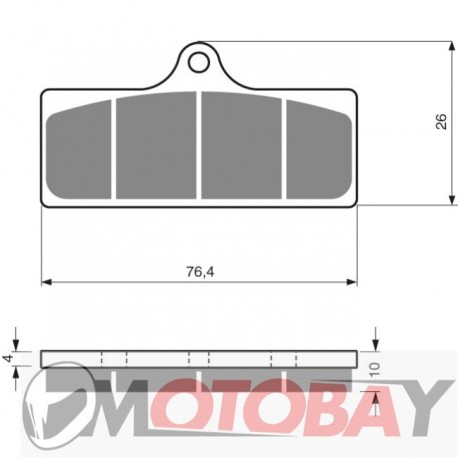 215 S3 GOLDFREN brake pads