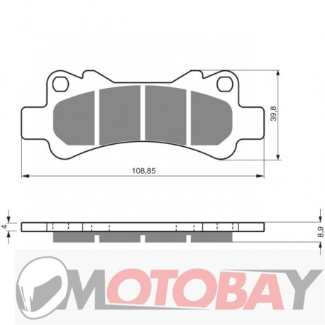 227 S3 GOLDFREN brake pads