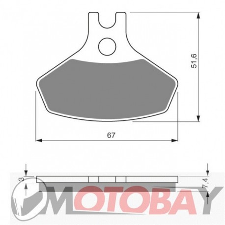 289 S3 GOLDFREN brake pads