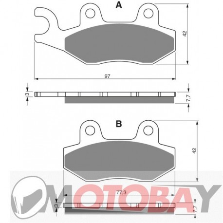 318 S3 GOLDFREN brake pads