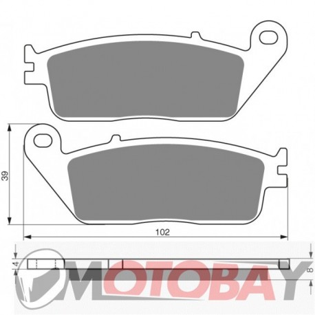 018 S33 GOLDFREN brake pads