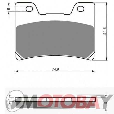 025 S33 GOLDFREN brake pads