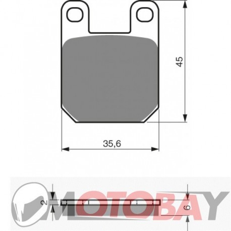 117 S33 GOLDFREN brake pads