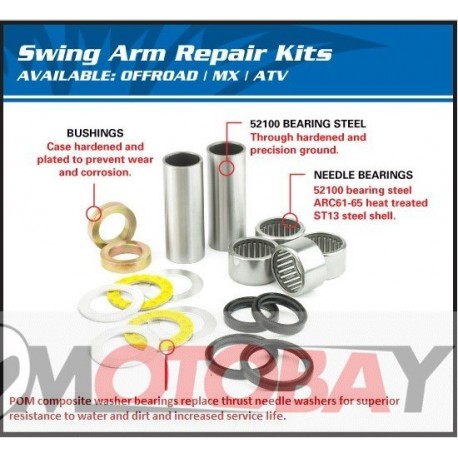 SAB28-1001 Rear fork guile and gland sets