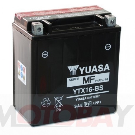 YUASA YTX16-BS akumuliatorius