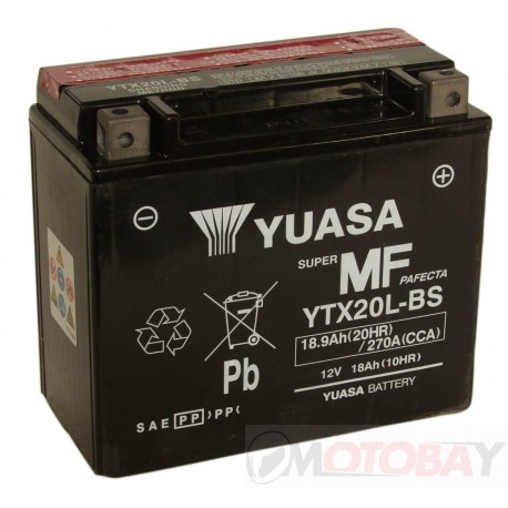 YUASA YTX20L-BS akumuliatorius