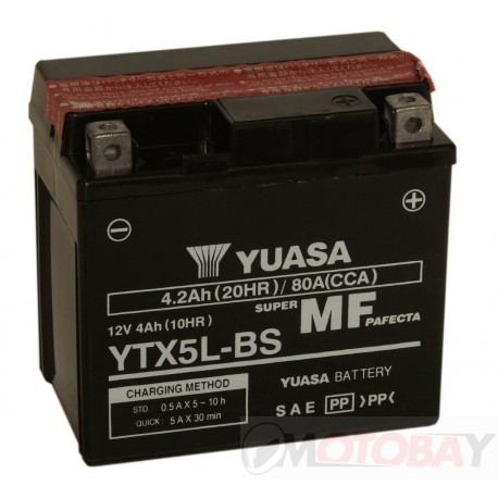 YUASA YTX5L-BS akumuliatorius