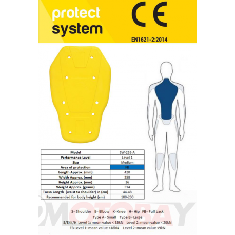 PRO-TEC SW-253-A YELLOW