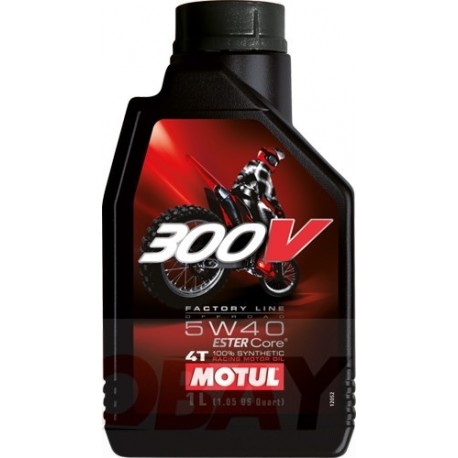 MOTUL 300V 5W40 FACTORY LINE OFF ROAD 4T 1L variklio alyva