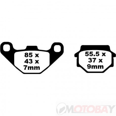 BRAKE PAD FA SERIES ORGANIC