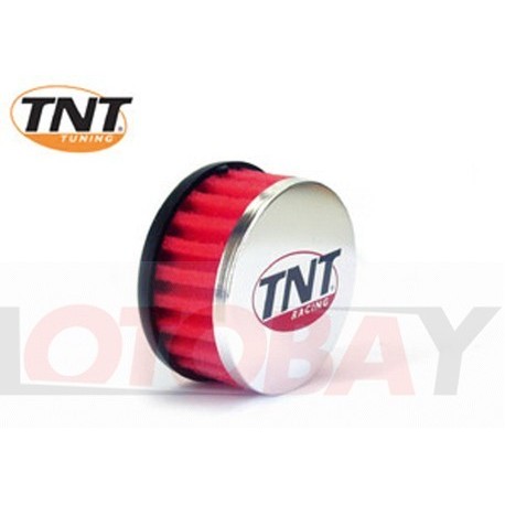 TNT Air filter, R-Box, Red, Attachment Ø 28/35mm, Straight