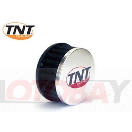 TNT Air filter, R-Box, Black, Attachment Ø 28/35mm, Straight