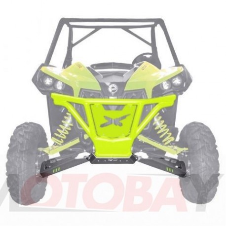 XRW FRONT BUMPER BR10 MANTA GREEN (WITH PLATE) MAVERICK XDS