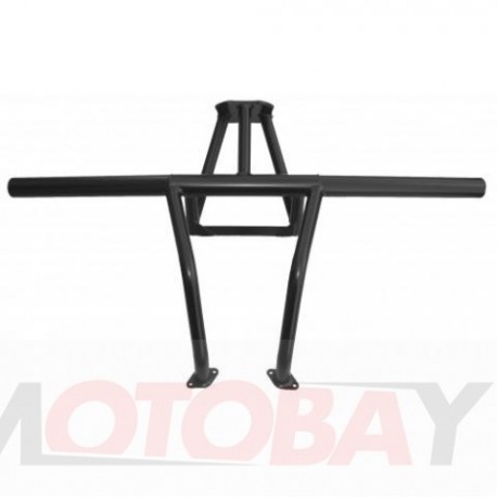 XRW BACK BUMPER PX9 C/ SUP. RODA BLACK - RZR 4 900 XP