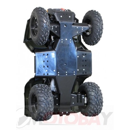 Polaris Sportsman 800 (-2010) Skid plate full set (plastic)