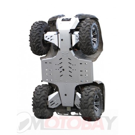 Yamaha Grizzly 550 / 700 (-2013) Iron Baltic Skid plate full set (aluminium)