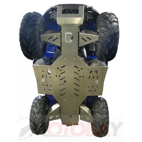 SYM 600 Quadrider Iron Baltic Skid plate full set (aluminium)