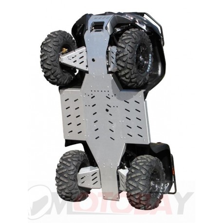 Dinli DL 702 / Dinli 600 Prime Iron Baltic Skid plate full set (aluminium)