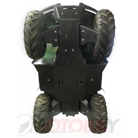 Yamaha Grizzly 450 (2009-2010) Iron Baltic Skid plate full set (plastic)