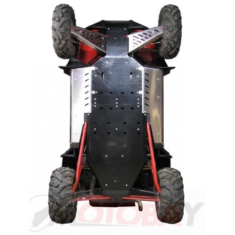 Polaris RZR 900 XP (-2014) Iron Baltic Skid plate full set (plastic)