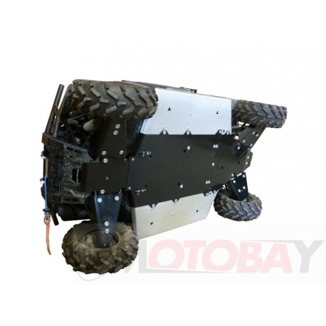 Polaris Ranger 900 XP / 1000 Diesel Iron Baltic Skid plate full set (aluminium/plastic)