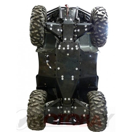 Iron Baltic Skid plate full set (plastic) Arctic Cat TRV 1000