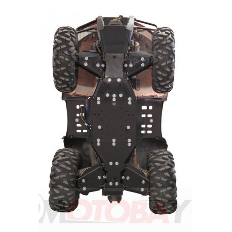 Iron Baltic Skid plate full set (plastic) Arctic Cat 1000 XT