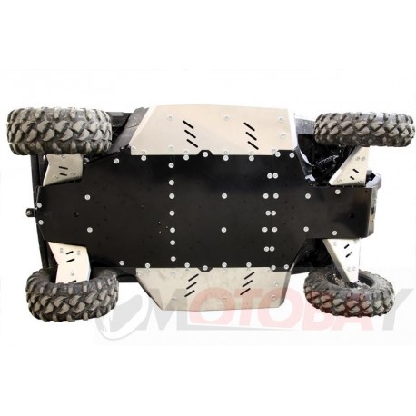 CanAm Defender / Traxter Iron Baltic Skid plate full set (aluminium/plastic)