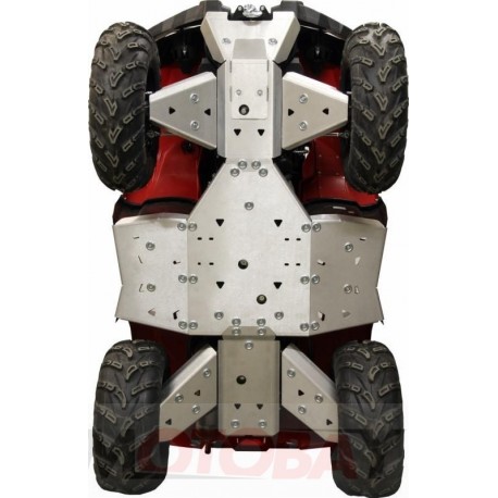 Iron Baltic Skid plate full set (aluminium) Yamaha Kodiak 450 (2017+)