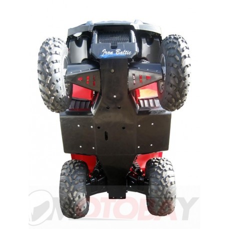 Iron Baltic Skid plate full set (plastic) Polaris Sportsman 400 / 450 / 500 (-2010)