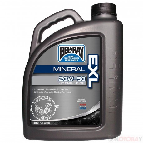 Bel-Ray EXL MINERAL 4T 20W-50 4 l