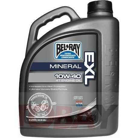 Bel-Ray EXL MINERAL 4T 10W-40 4 l