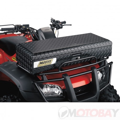 MOOSE  ALUMINUM ATV BOXES FRONT TRUNK CARGO BOX BLACK